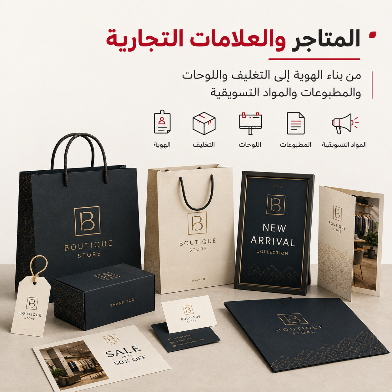 المتاجر والعلامات التجارية